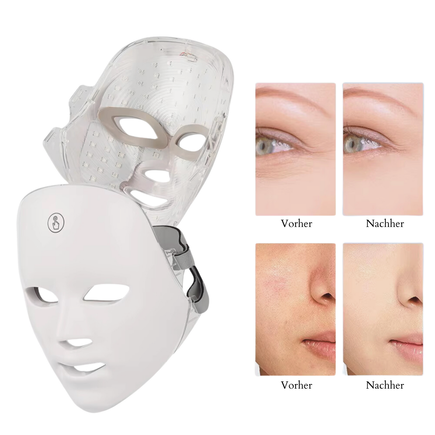 NeoFace Pro – Wiederaufladbare Gesichts-LED-Maske - e.f.i.
